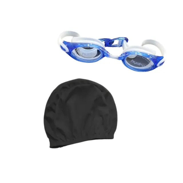 Combo Natación Adulto! Gorra Lycra Ng + Antiparra Odissey Az